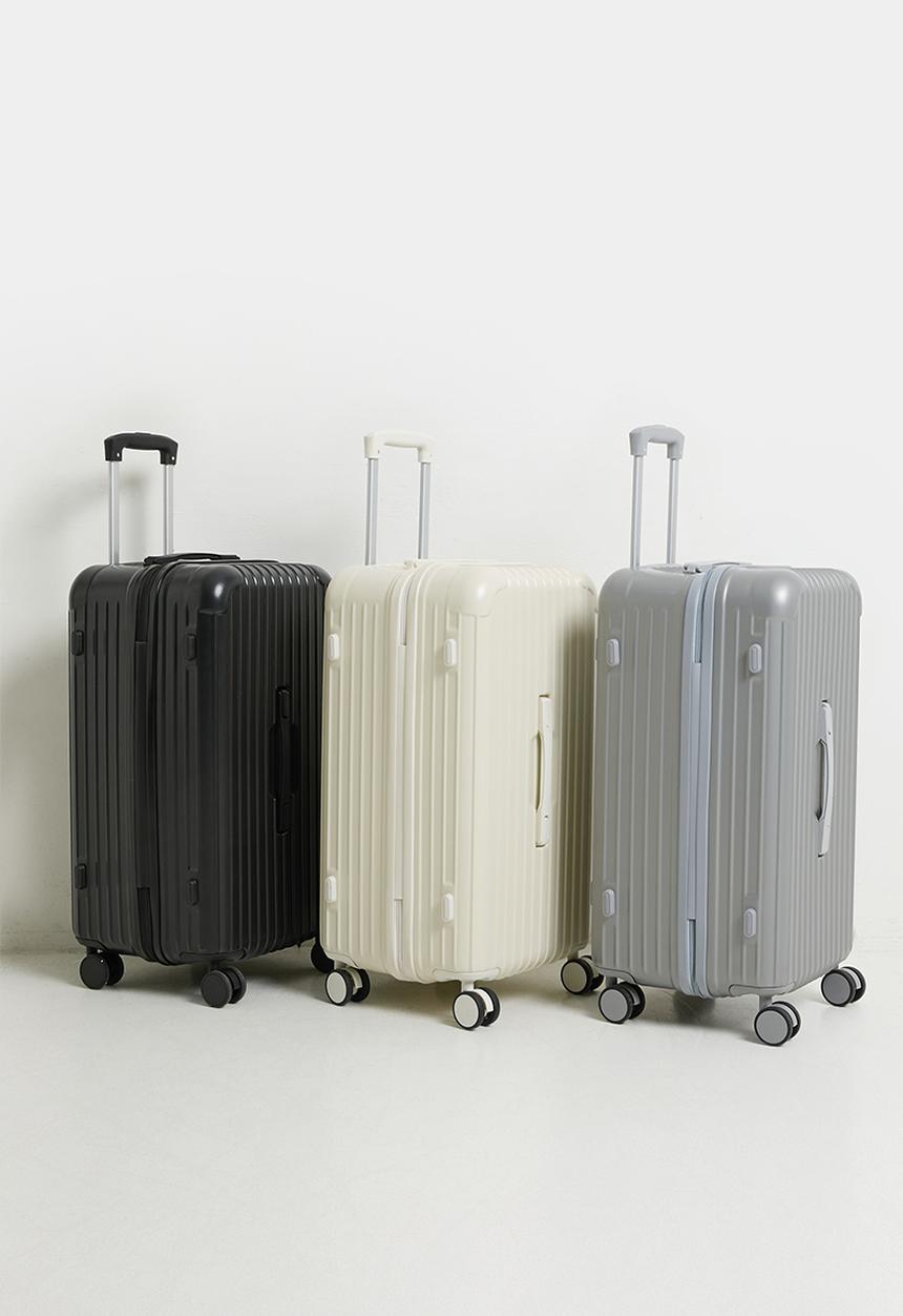 Pop Candy - Ribbed trolley bag - silver grey