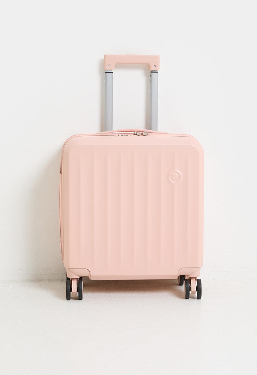 Pop Candy - Cabin ribbed trolley bag - blush pink
