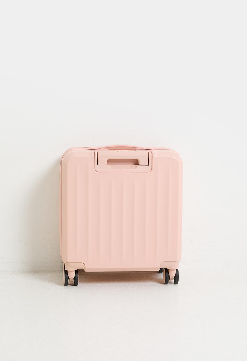 Pop Candy - Cabin ribbed trolley bag - blush pink