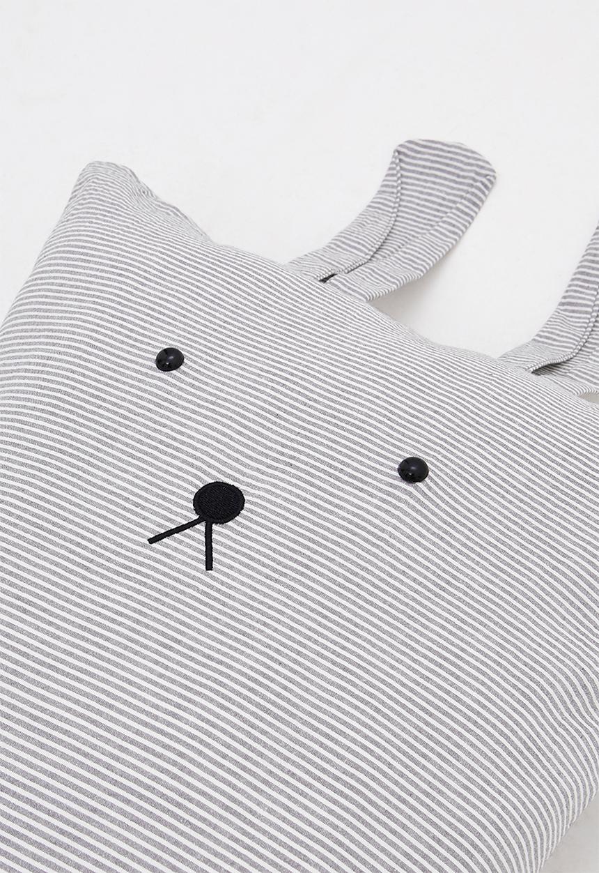 Pop Candy - Long cat pillow - grey stripe