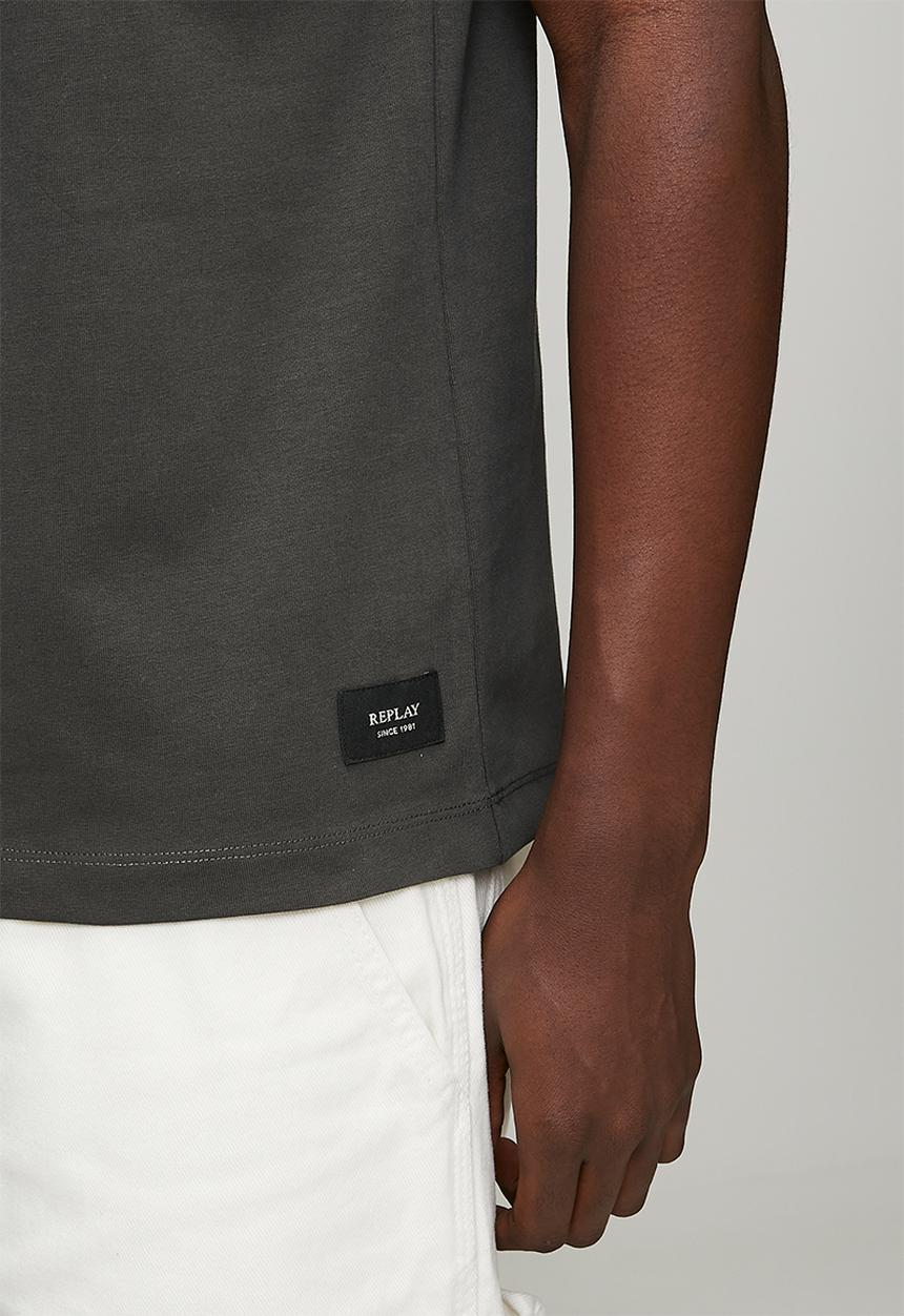 Replay - Heavy Cotton Denim Goods T-shirt - Iron