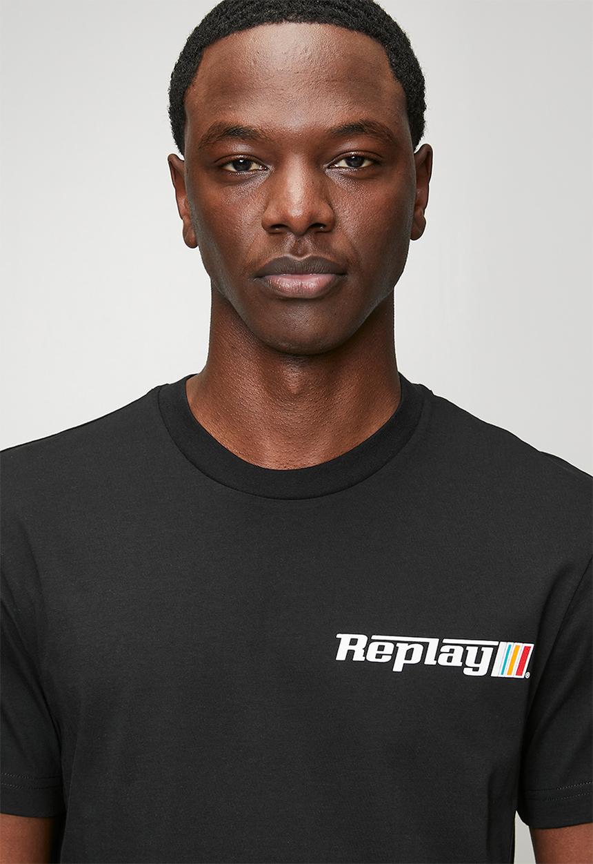 Replay - Logo Graphic T-Shirt - Black