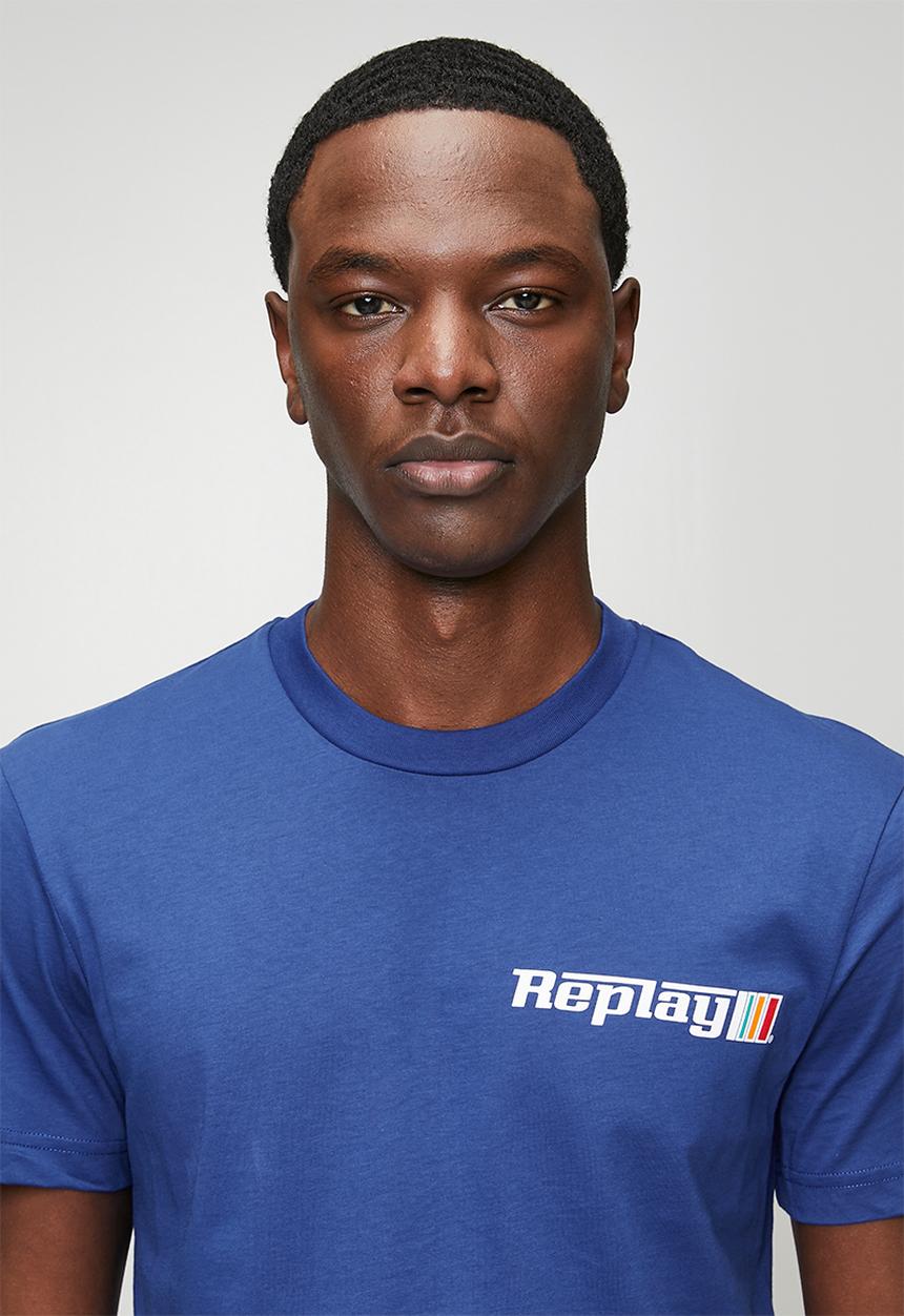 Replay - Logo Graphic T-Shirt - Blue