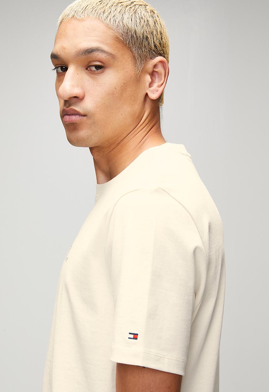 Tommy Hilfiger - Heritage Label T-shirt - Ivory Petal