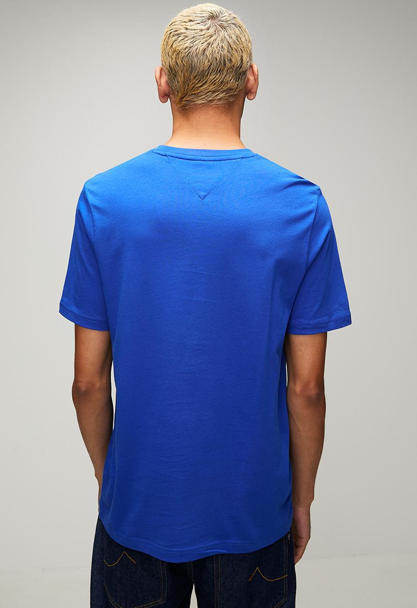 Tommy Hilfiger - BRAND LOVE  STRIPE TEE - Regal Blue