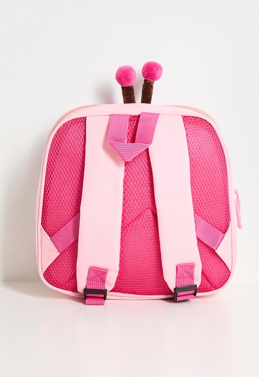 Pop Candy - Giraffe embossed hard shell bakpack - pink