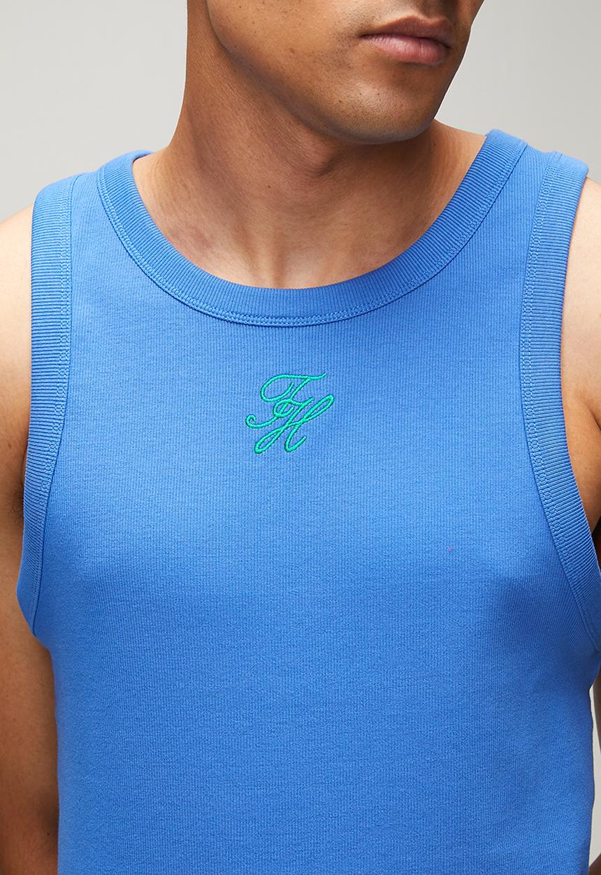 Tommy Hilfiger - RIB TANK, C4U-Blue Orbit