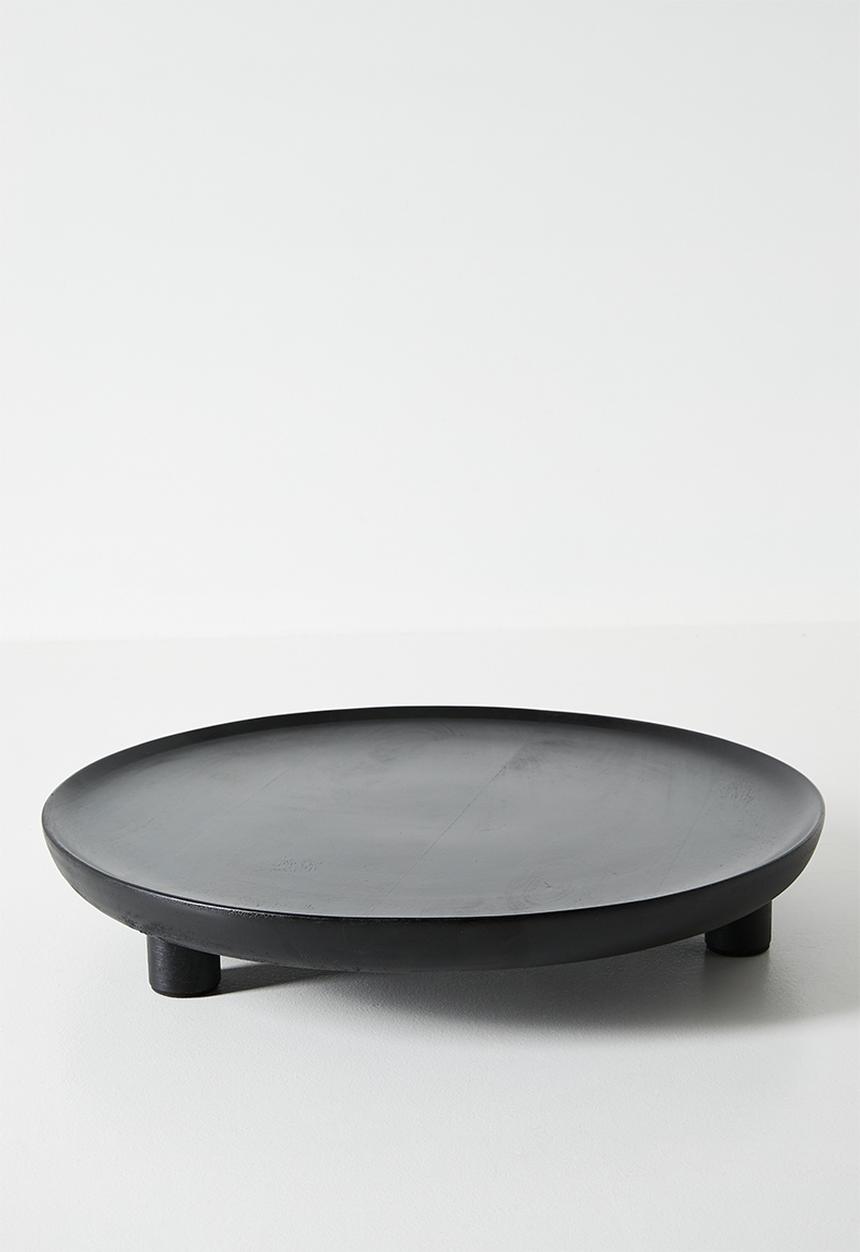 Sixth Floor - Wooden Standing Tray - Black