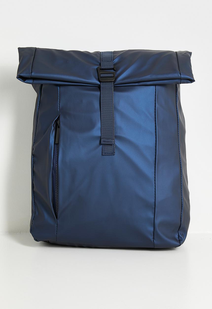 Pop Candy - Roll-top backpack - metallic navy