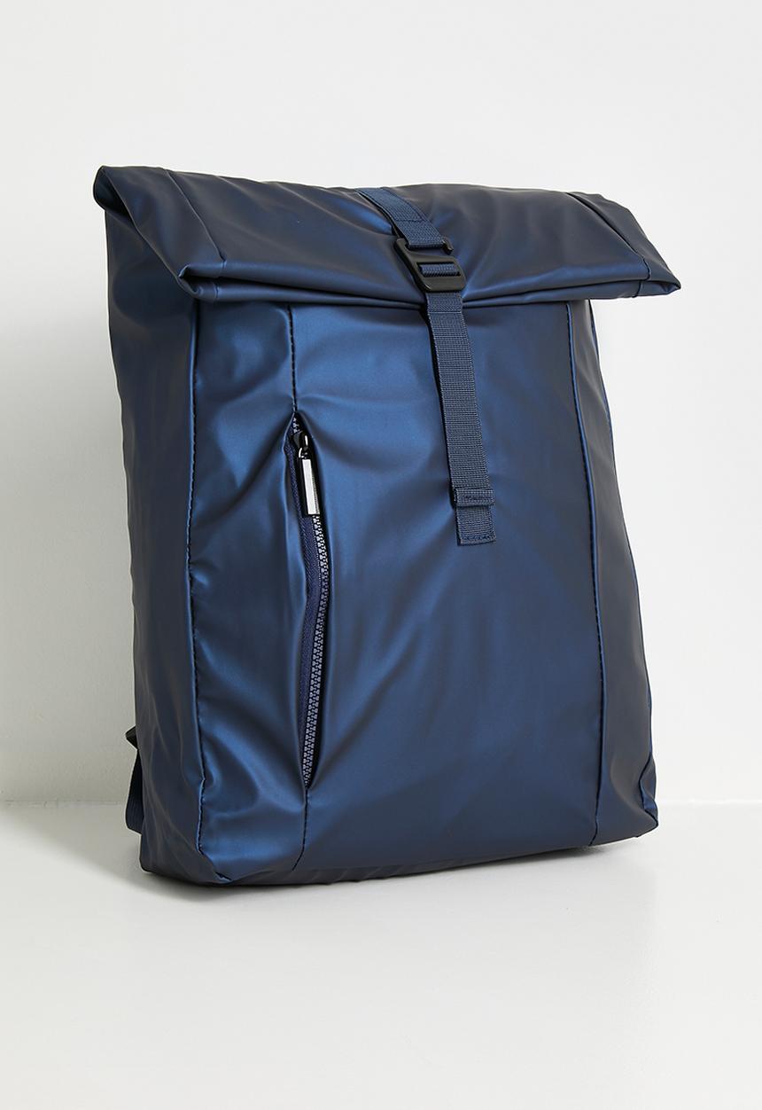 Pop Candy - Roll-top backpack - metallic navy