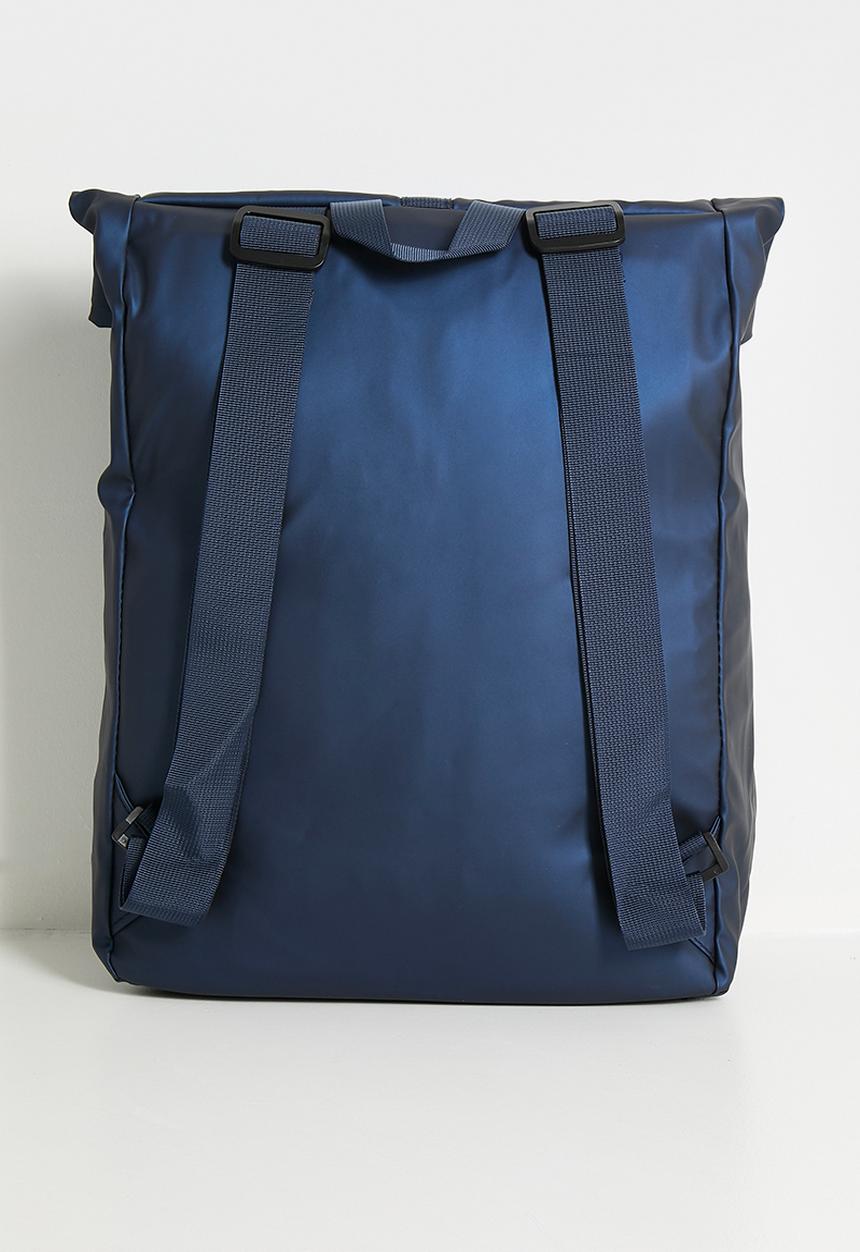 Pop Candy - Roll-top backpack - metallic navy