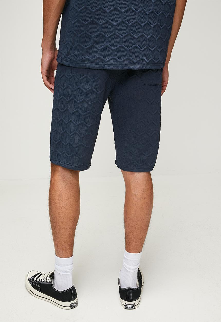 SOVIET - Side Pocket Fashion Track Short-Midnight