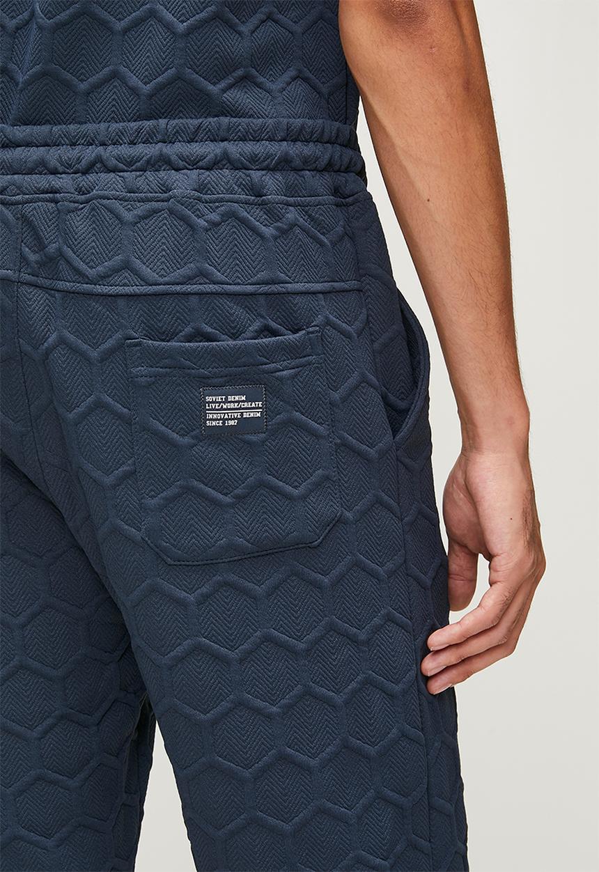SOVIET - Side Pocket Fashion Track Short-Midnight