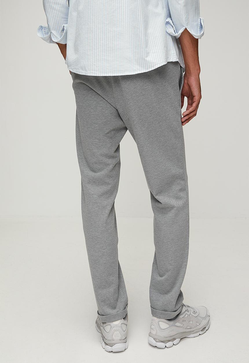Only & Sons - Onslinus Dobby Stretch Pants - Light Grey Melange