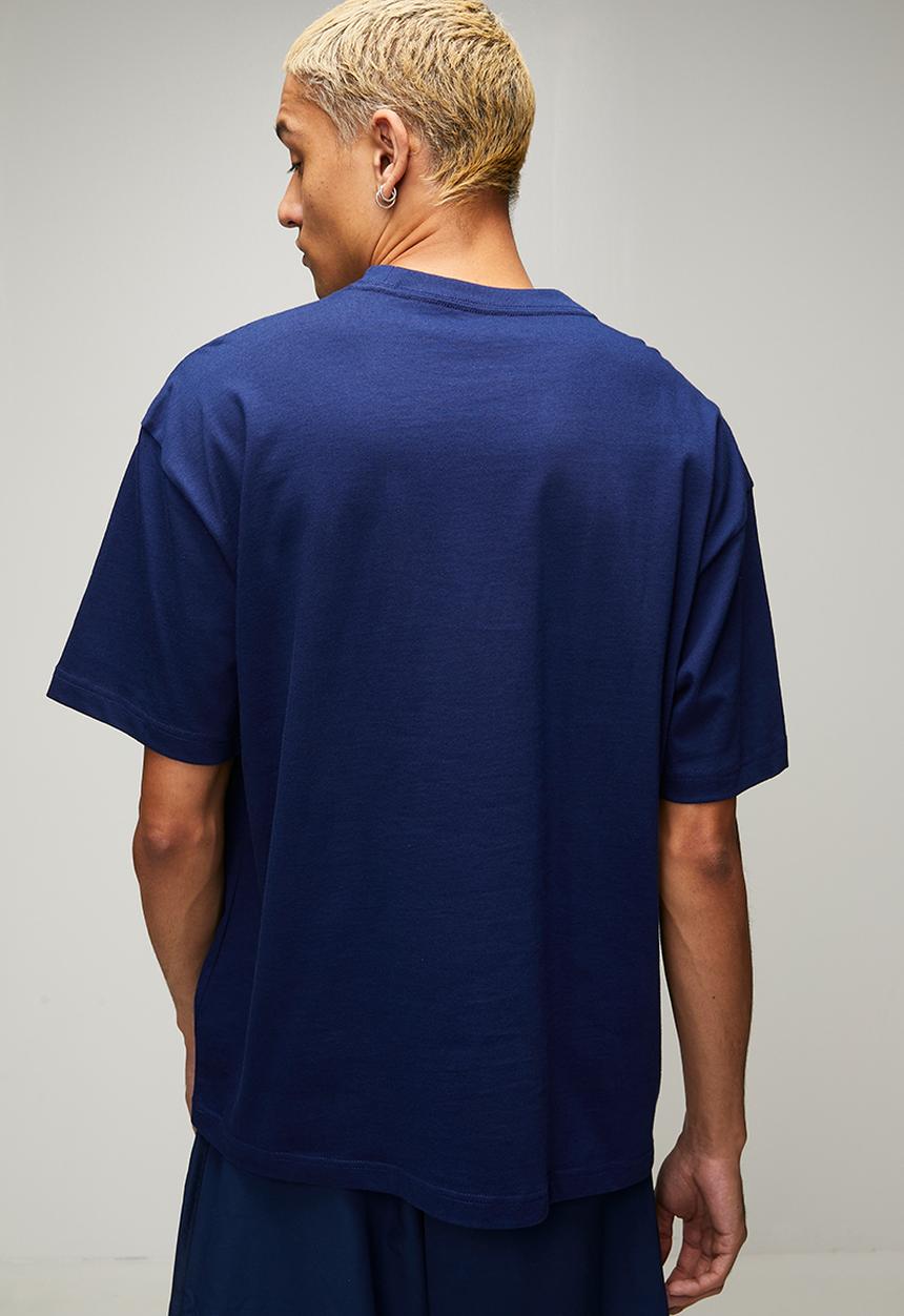 adidas Performance - Varsity Crest Tee - Dark Blue
