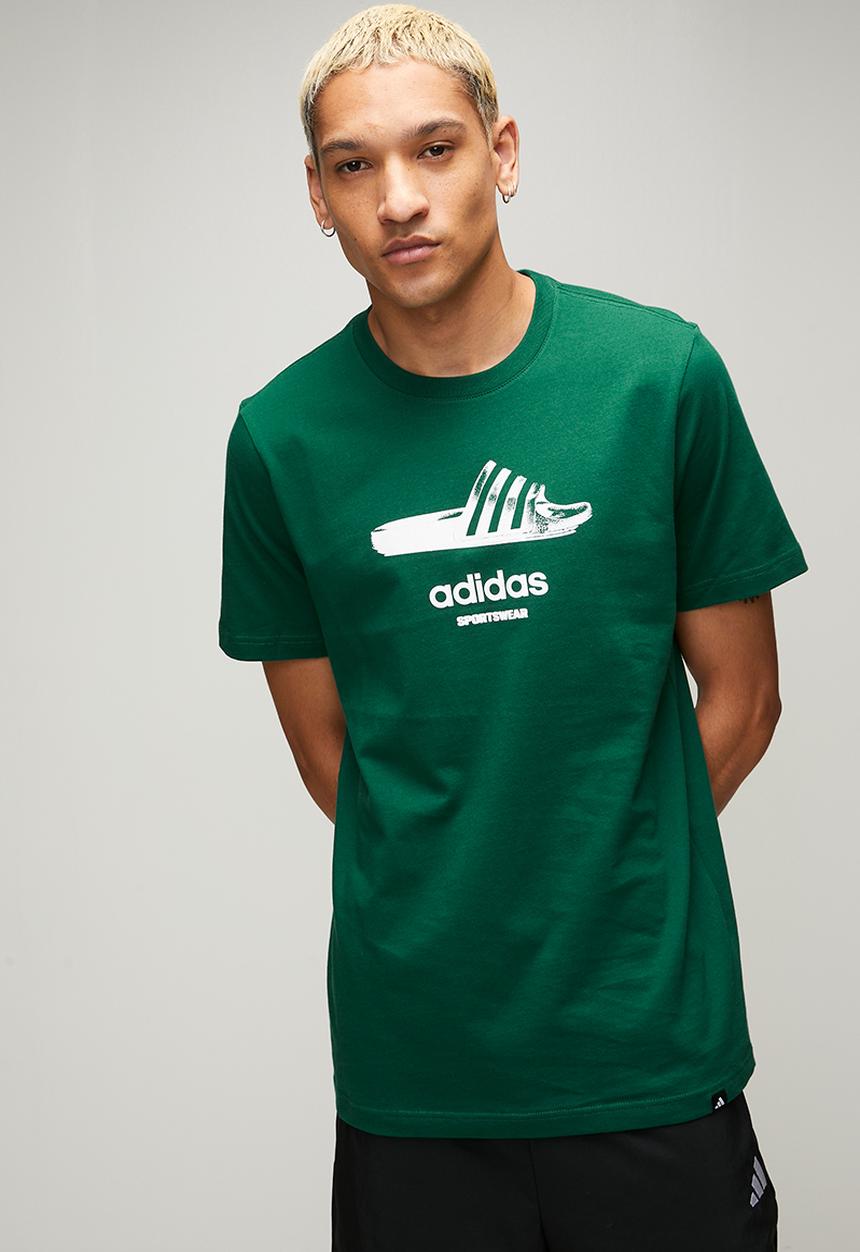 adidas Performance - Small Logo IDE ILL Tee - collegiate green