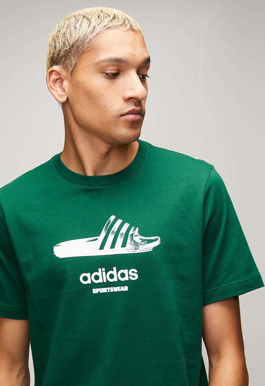 adidas Performance - Small Logo IDE ILL Tee - collegiate green