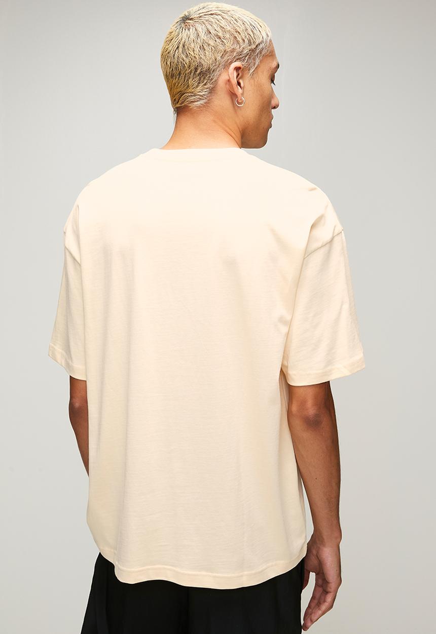 adidas Performance - Varsity Crest Tee- Cream Ecru tint
