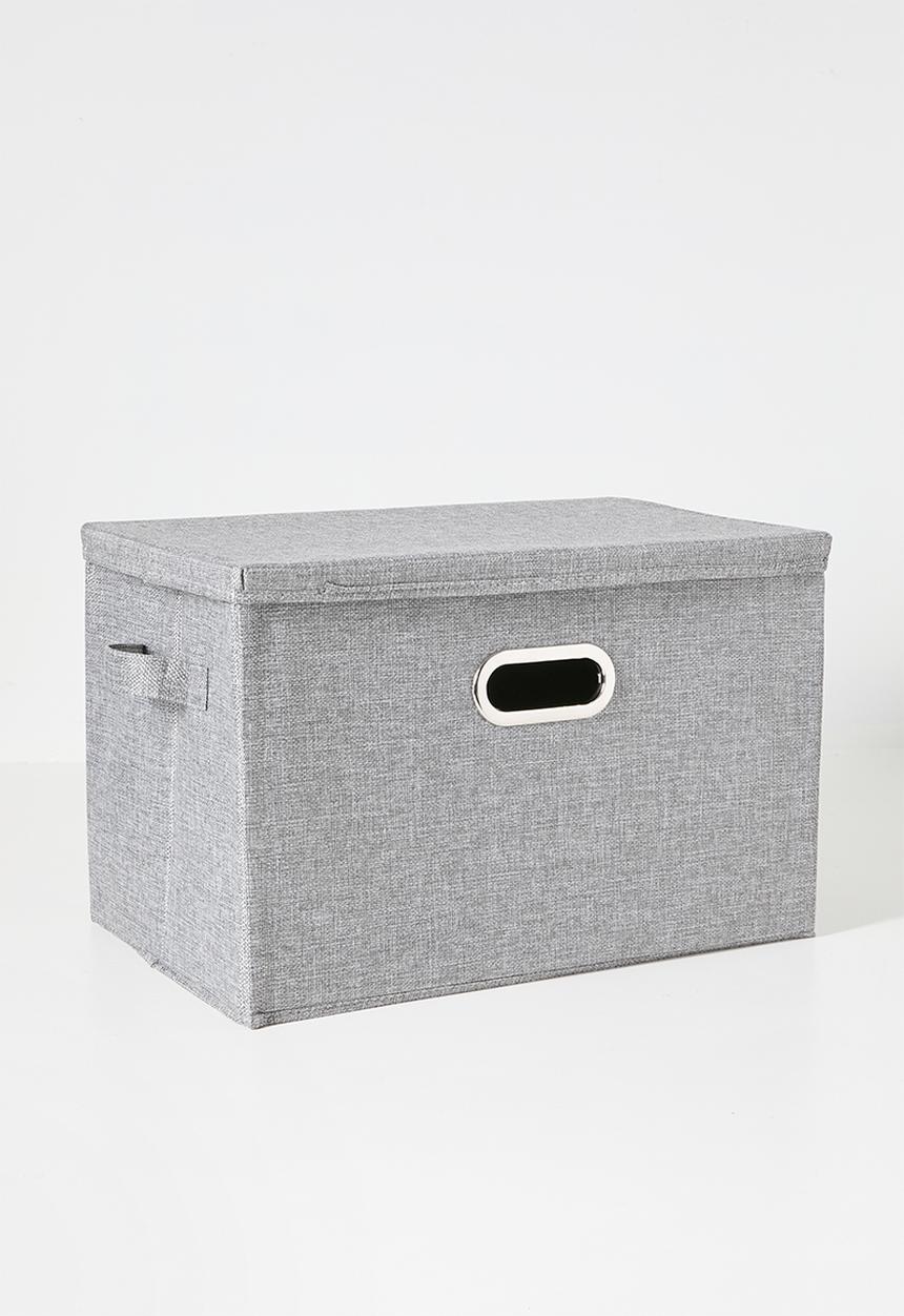 Pop Candy - Canvas storage box (S) - grey