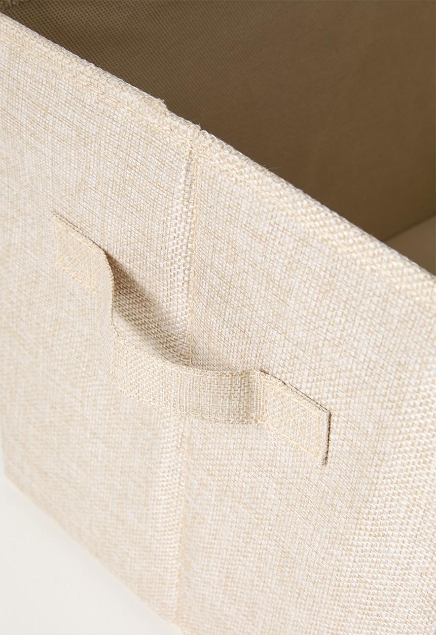 Pop Candy - Canvas storage box (S) - oatmeal