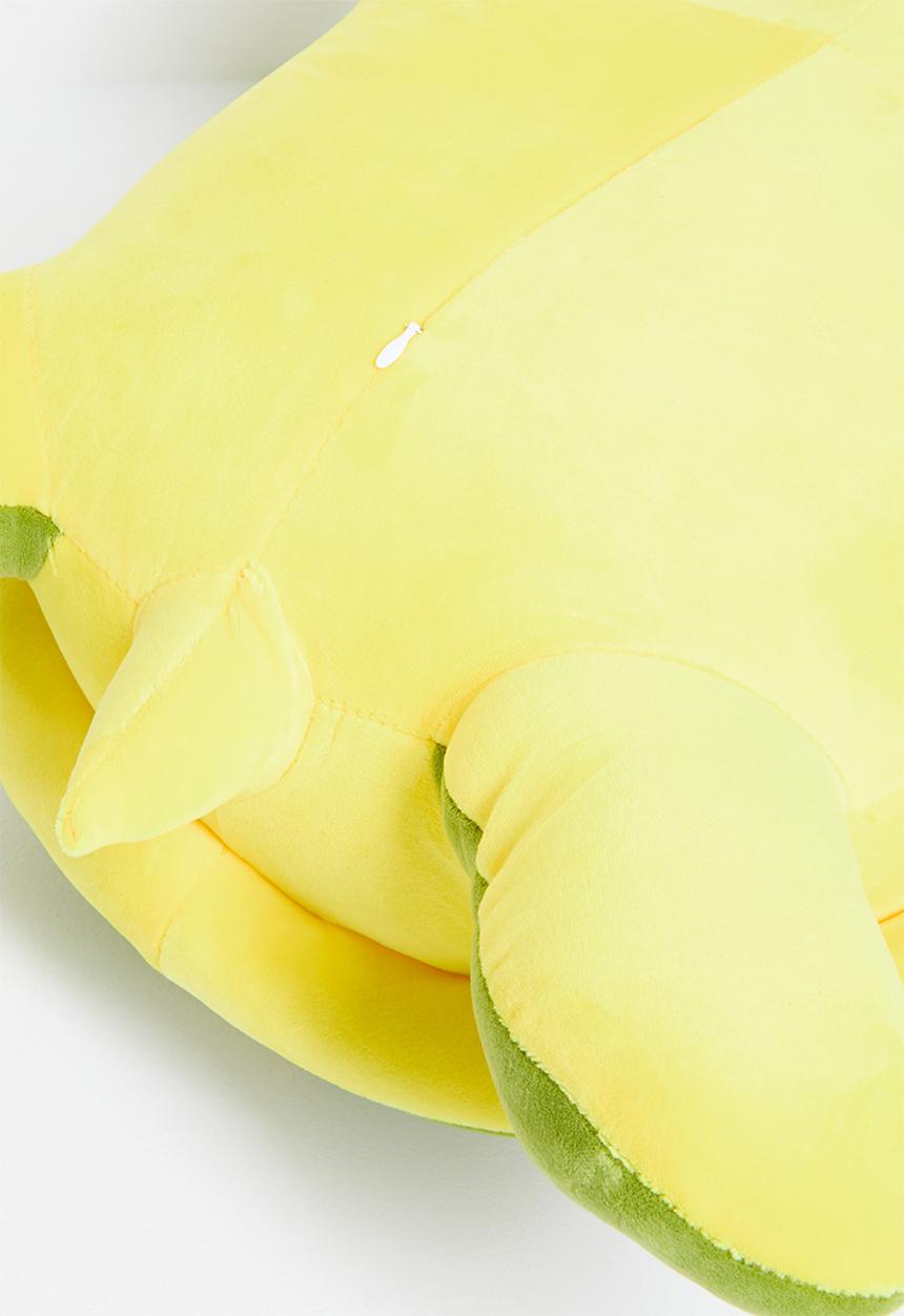 Pop Candy - Plush turtle cushion - green & yellow