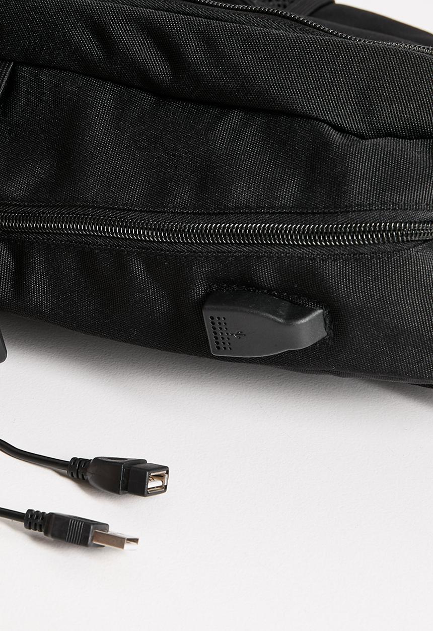 Pop Candy - Waterproof canvas backpack - black