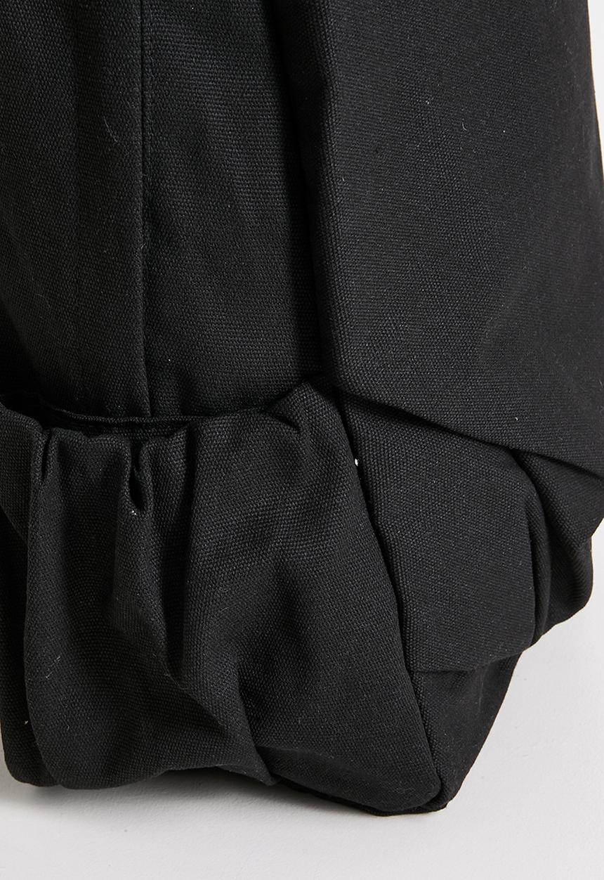Pop Candy - Pleated front pocket backpack - black