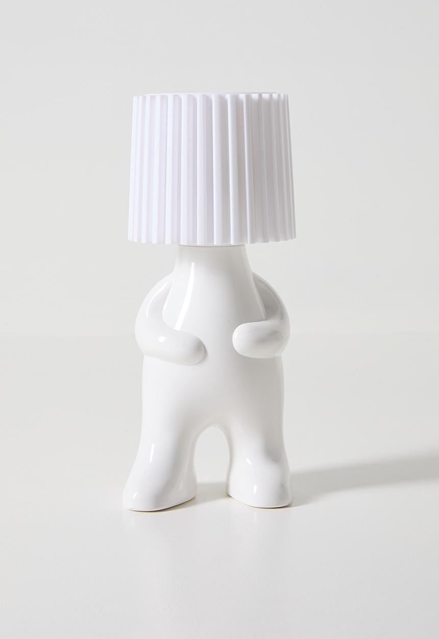 Pop Candy - Bottle cap character nigh light - white