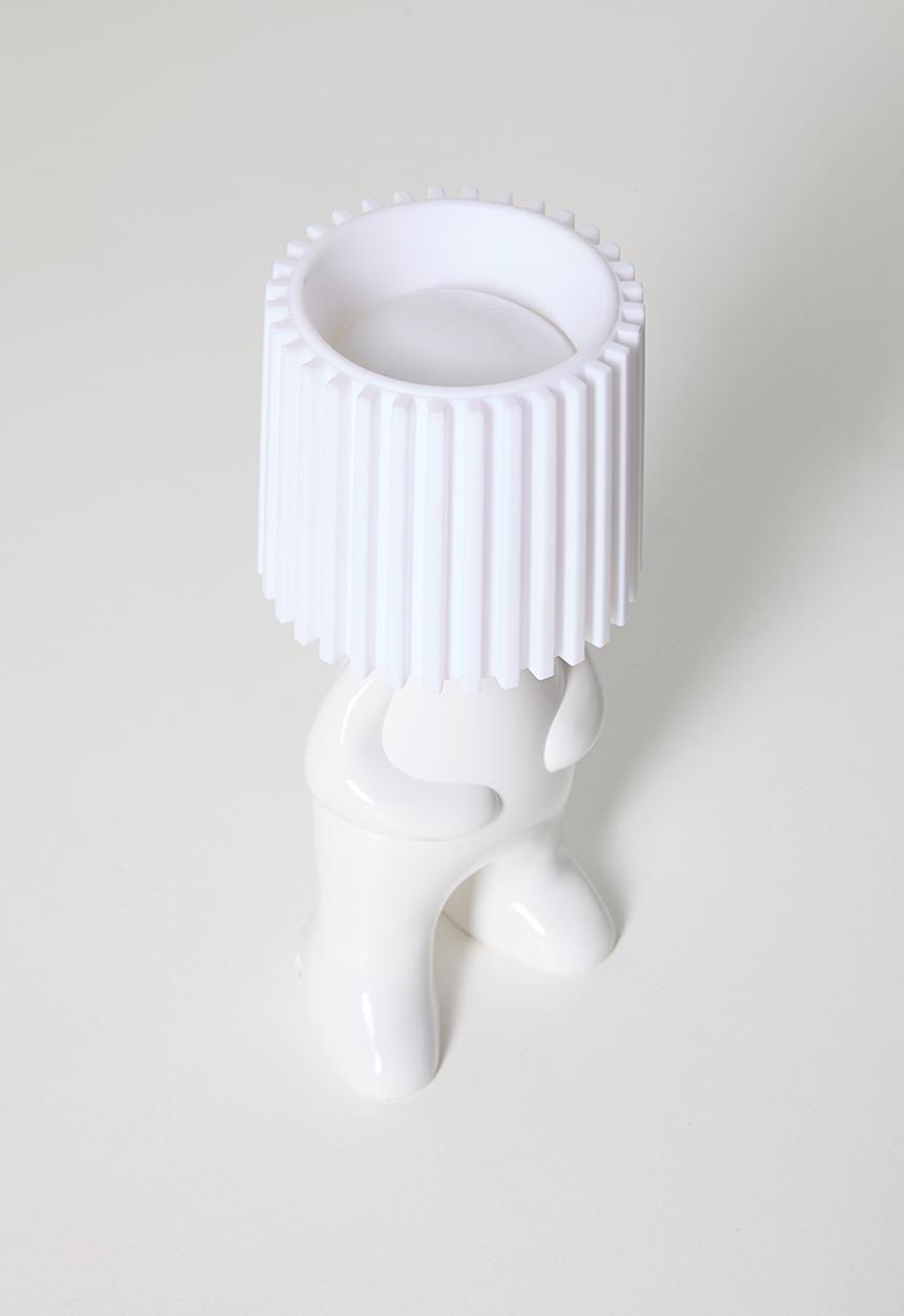 Pop Candy - Bottle cap character nigh light - white