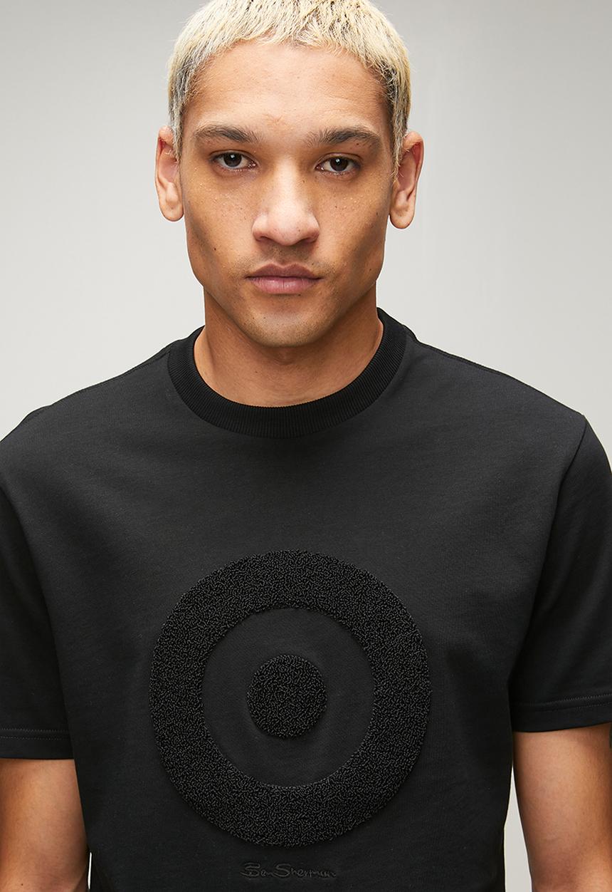 Ben Sherman - Target Towelling Tee Shirt 260Gsm - Black