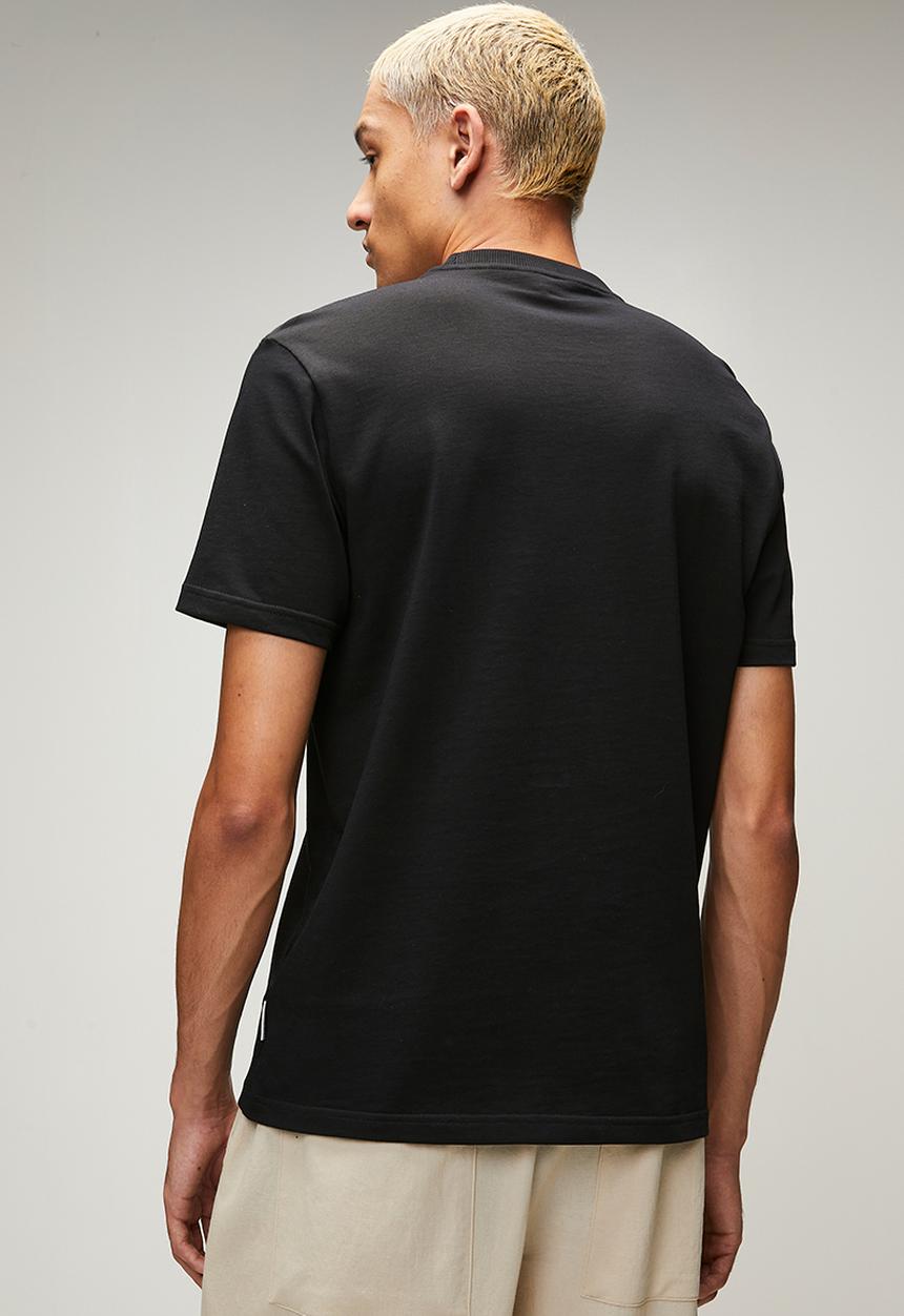Ben Sherman - 3D Ben Sherman Emb Tee Shirt 260Gsm - Black