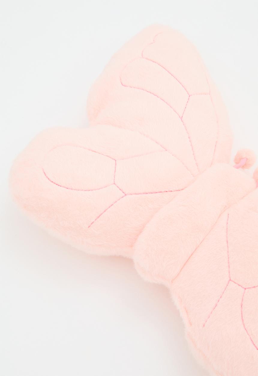 Pop Candy - Mochi minky butterfly-shaped cushion - pink