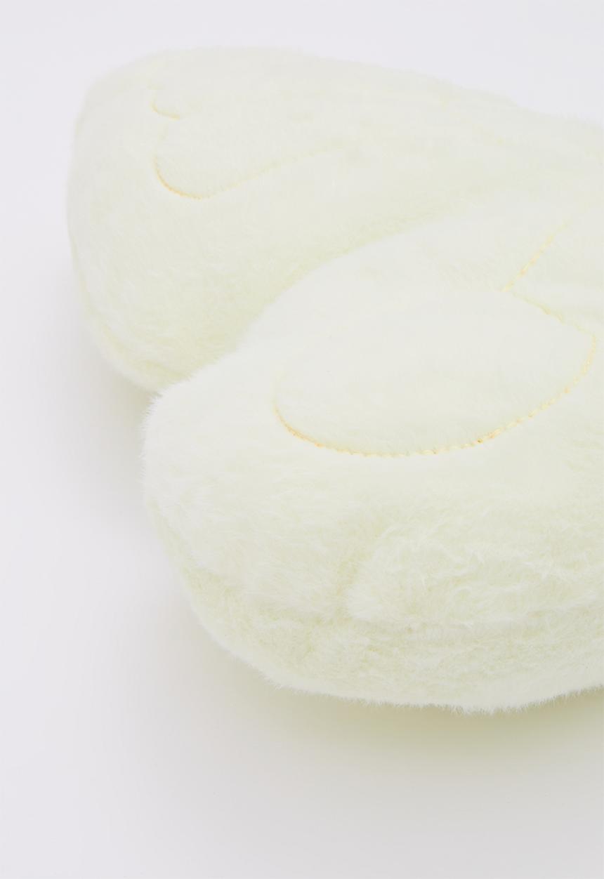 Pop Candy - Mochi minky butterfly-shaped cushion - white