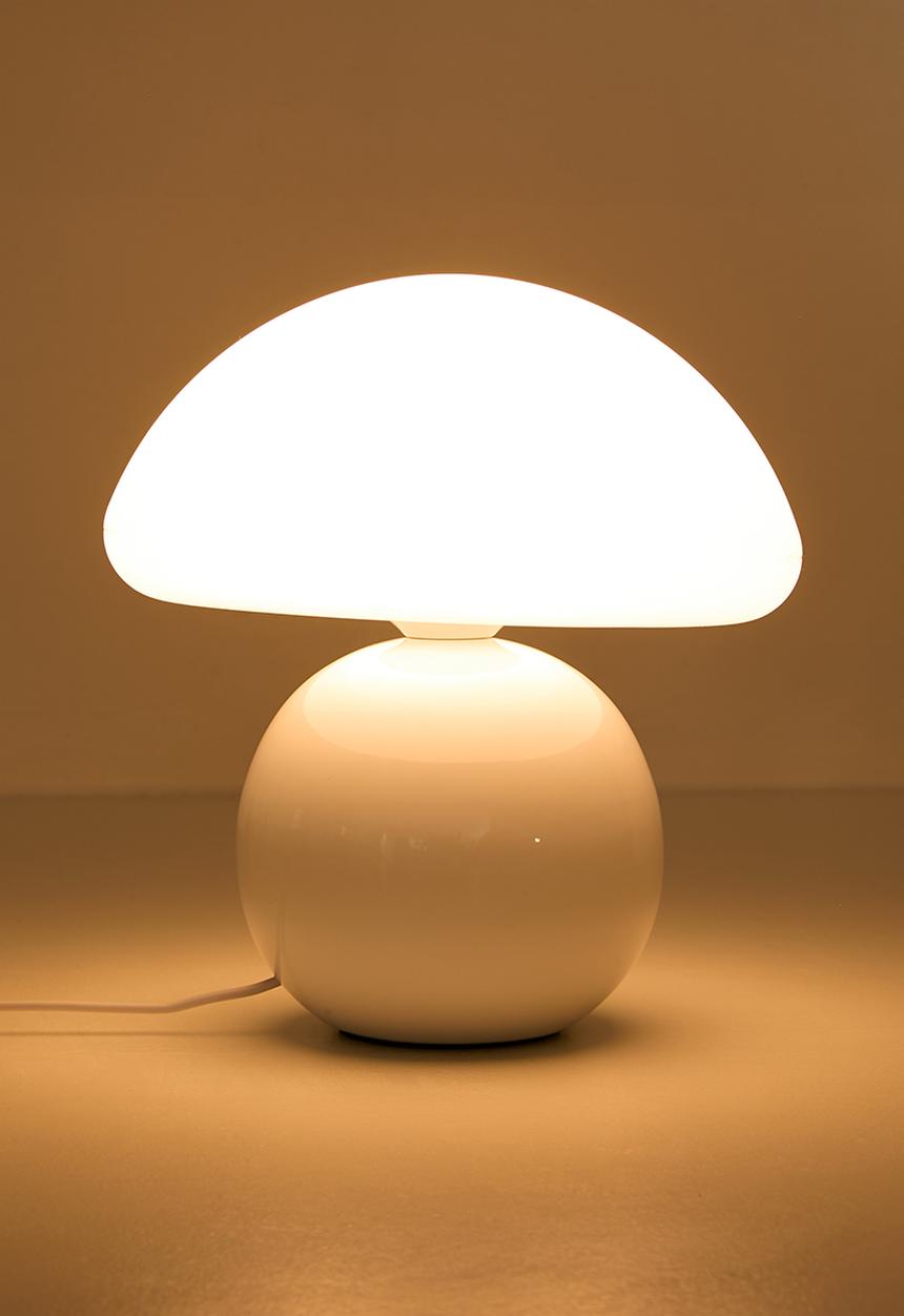 Pop Candy - Modern mushroom lamp - white