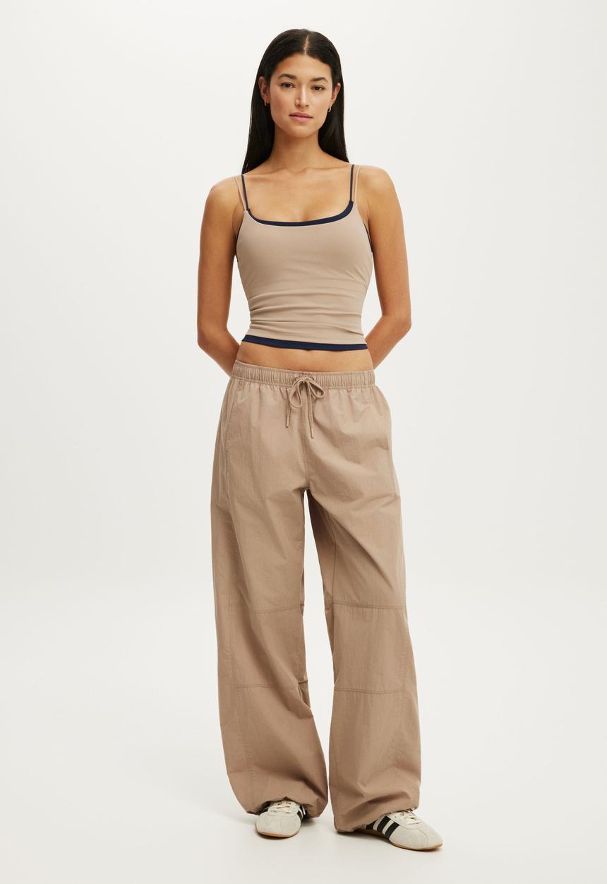 Cotton On - Utility Barrel Pant - Latte