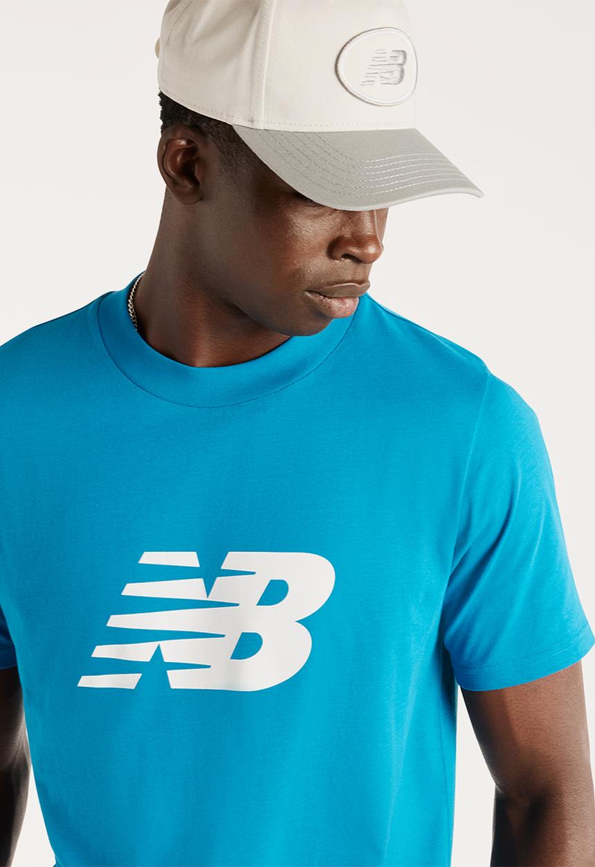 New Balance  - NB Sport Logo Tee - blue