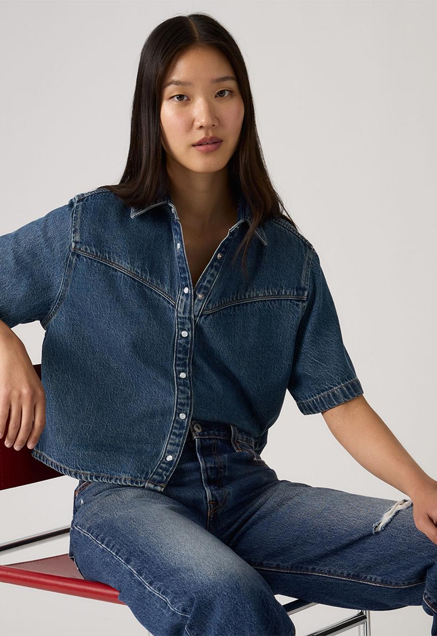 Levi’s® - Logan Ss Denim Shirt -  Tencel Tinted Times