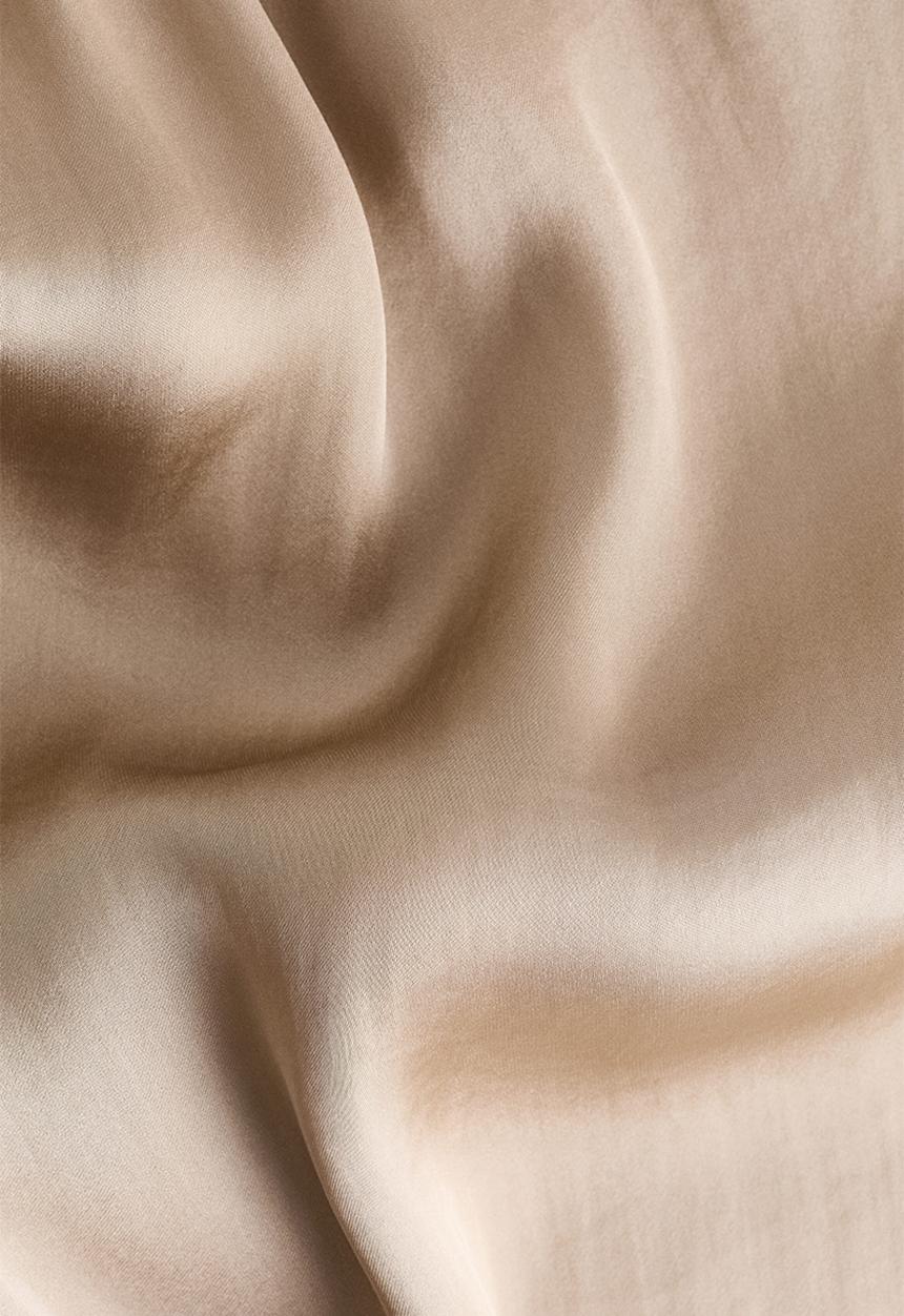 H&M - Satin drawstring trousers - beige