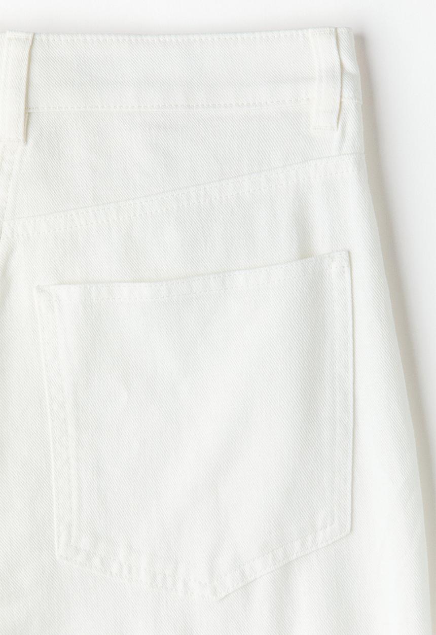 H&M - Linen-blend trousers - white