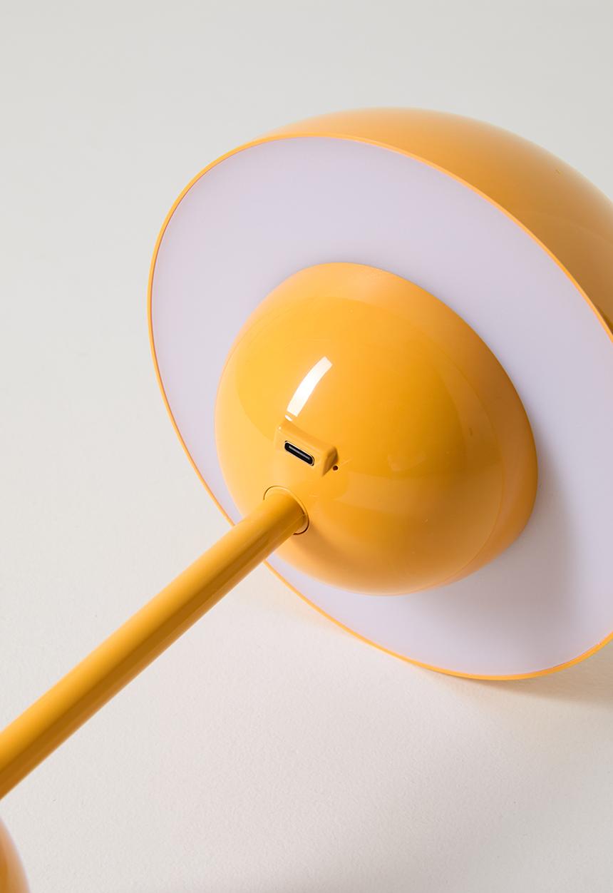 Pop Candy - Rechargeable LED dome lamp - mustard