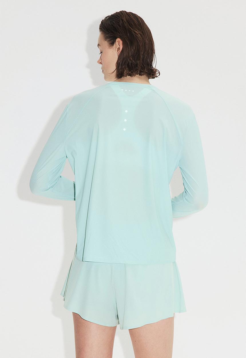 H&M - Sports top with drymove™ - amazonite blue
