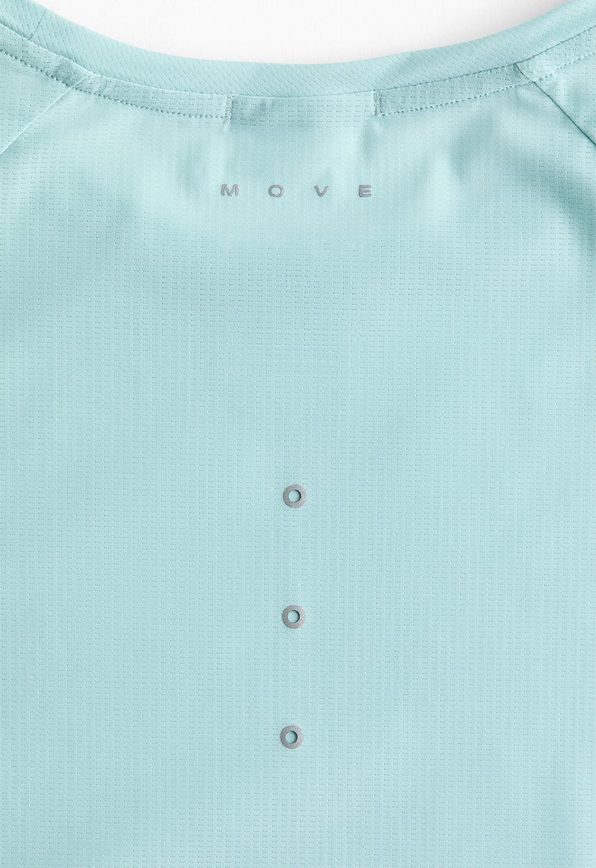 H&M - Sports top with drymove™ - amazonite blue