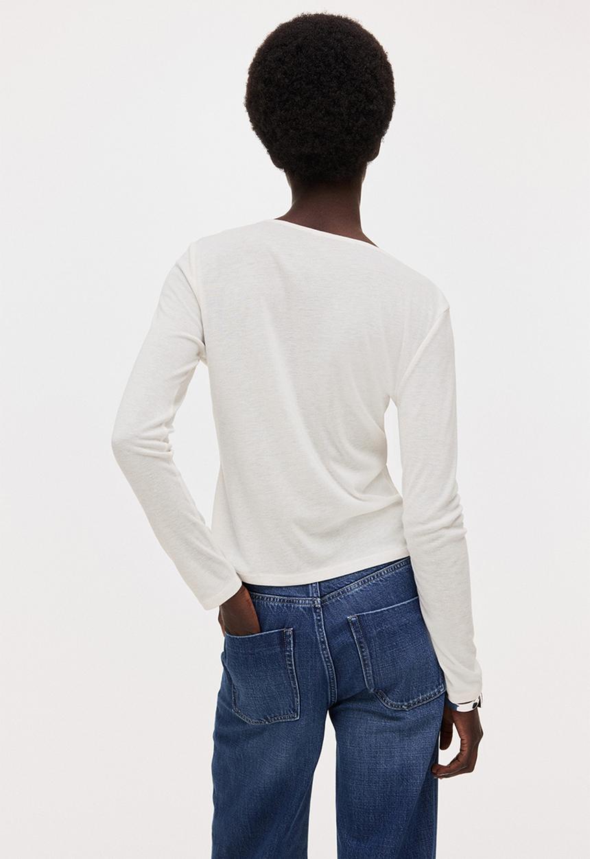 H&M - Layered cardigan - cream