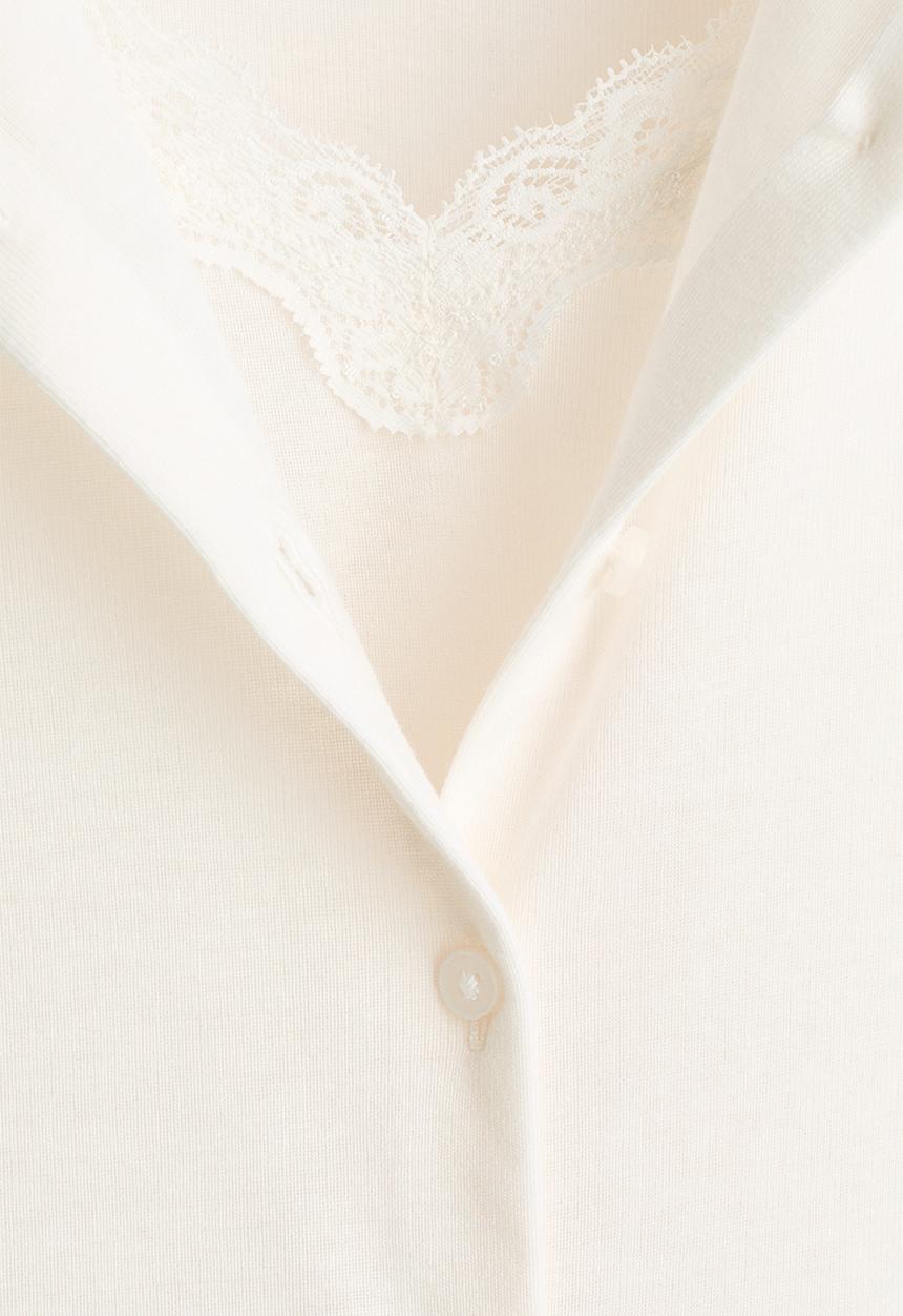 H&M - Layered cardigan - cream