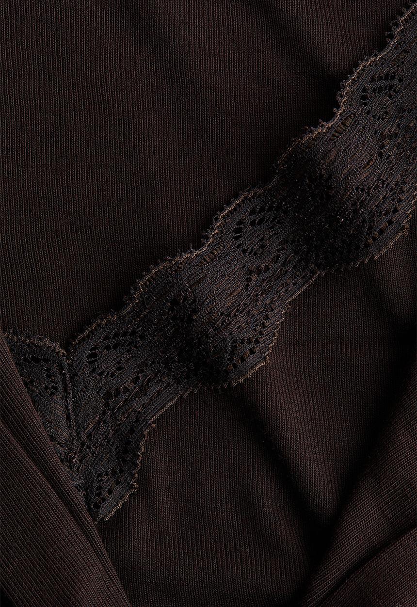 H&M - Layered cardigan - dark brown