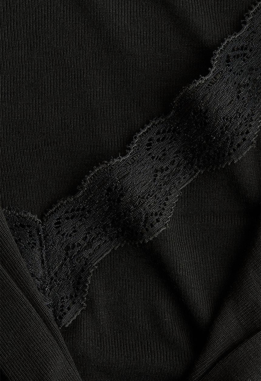 H&M - Layered cardigan - black