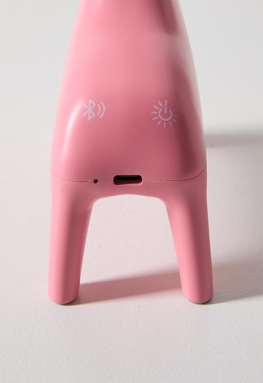 Pop Candy - Bulb head character night light - pink fraud