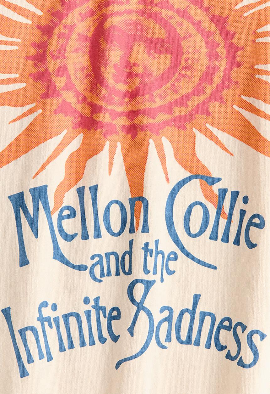 H&M - Oversized print-motif T-shirt - beige/the smashing pumpkins