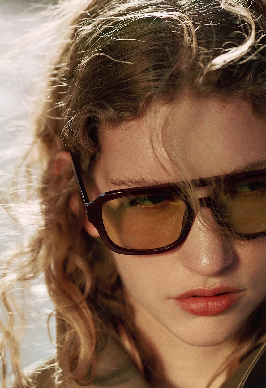 H&M - Aviator-style sunglasses - burgundy