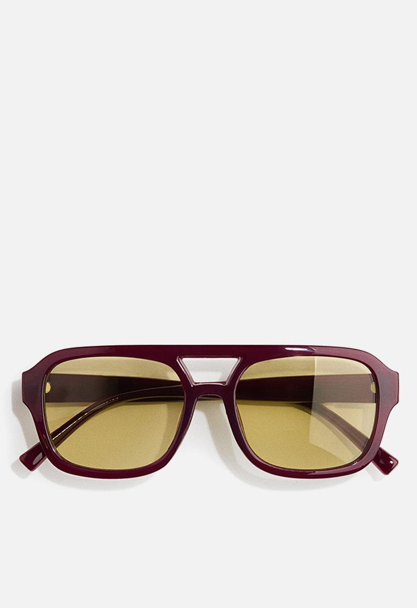 H&M - Aviator-style sunglasses - burgundy